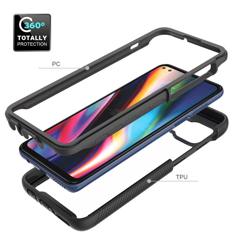 HX-MT20-G5GPL | Motorola Moto G 5G Plus / Motorola One 5G Case | Protection Military Grade w/ KEY Mount & Carabiner - Image 8