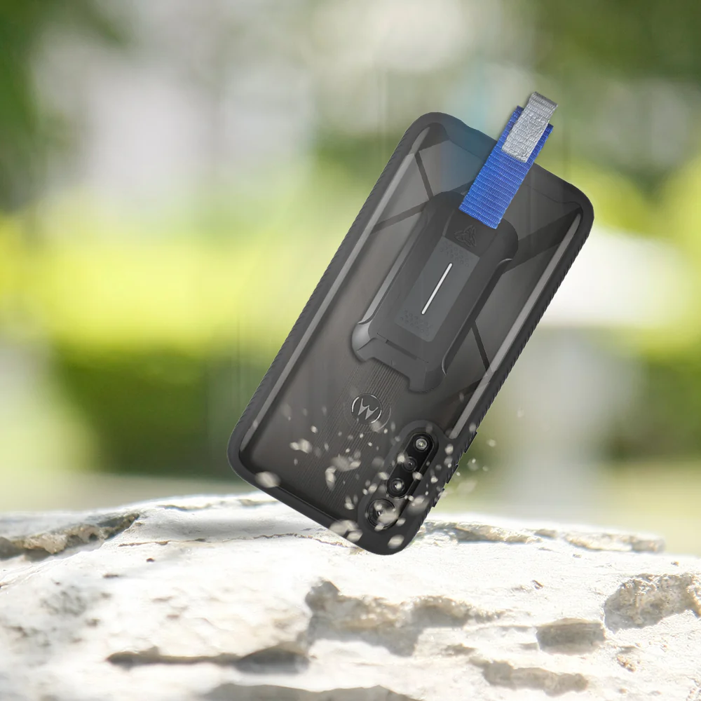 HX-MT20-G8PWR*US | Motorola Moto G8 Power (US Ver.) Case | Protection Military Grade w/ KEY Mount & Carabiner - Image 7