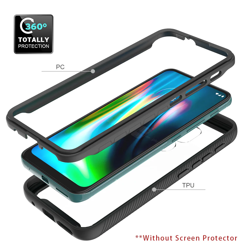 HX-MT20-G9 | Motorola Moto G9 / G9 Play Case | Protection Military Grade w/ KEY Mount & Carabiner - Image 7