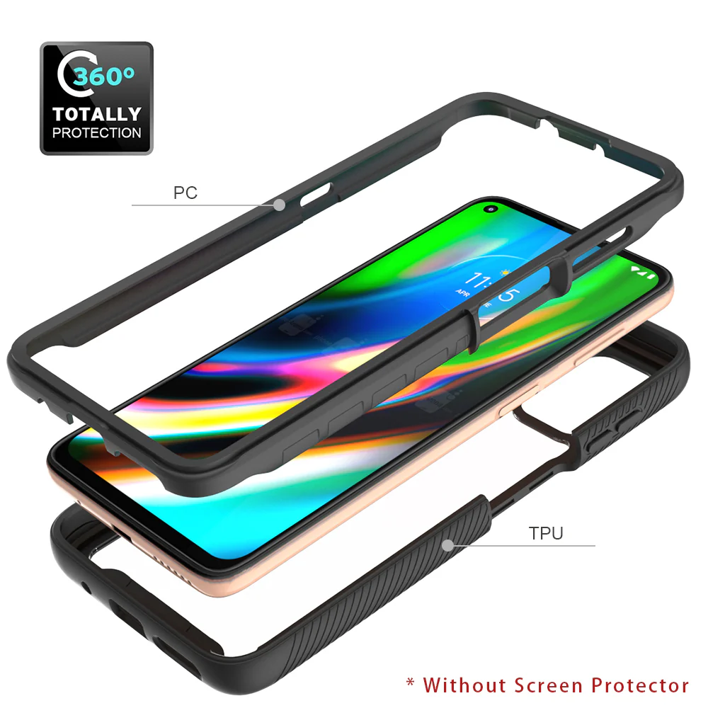 HX-MT20-G9PL | Motorola Moto G9 Plus Case | Protection Military Grade w/ KEY Mount & Carabiner - Image 8