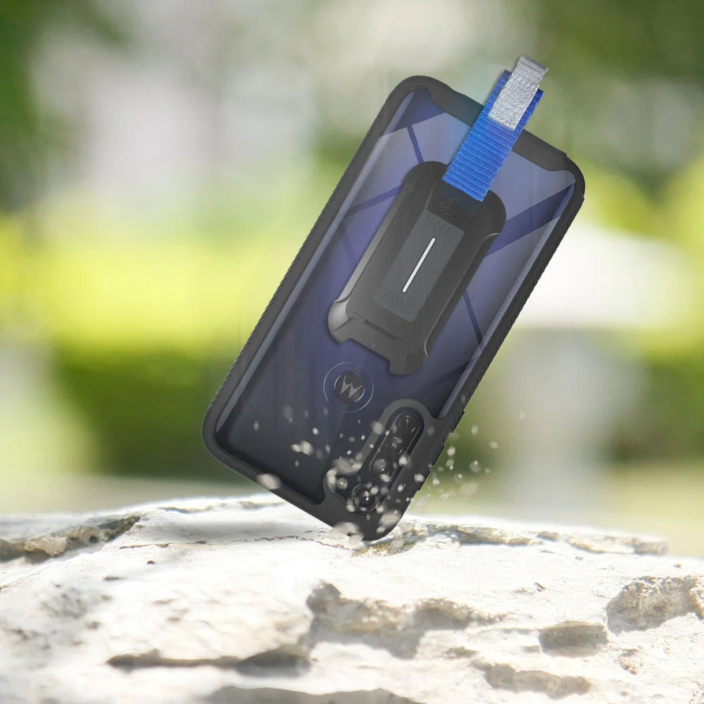 HX-MT20-GFAST | Motorola Moto G Fast Case | Protection Military Grade w/ KEY Mount & Carabiner - Image 5