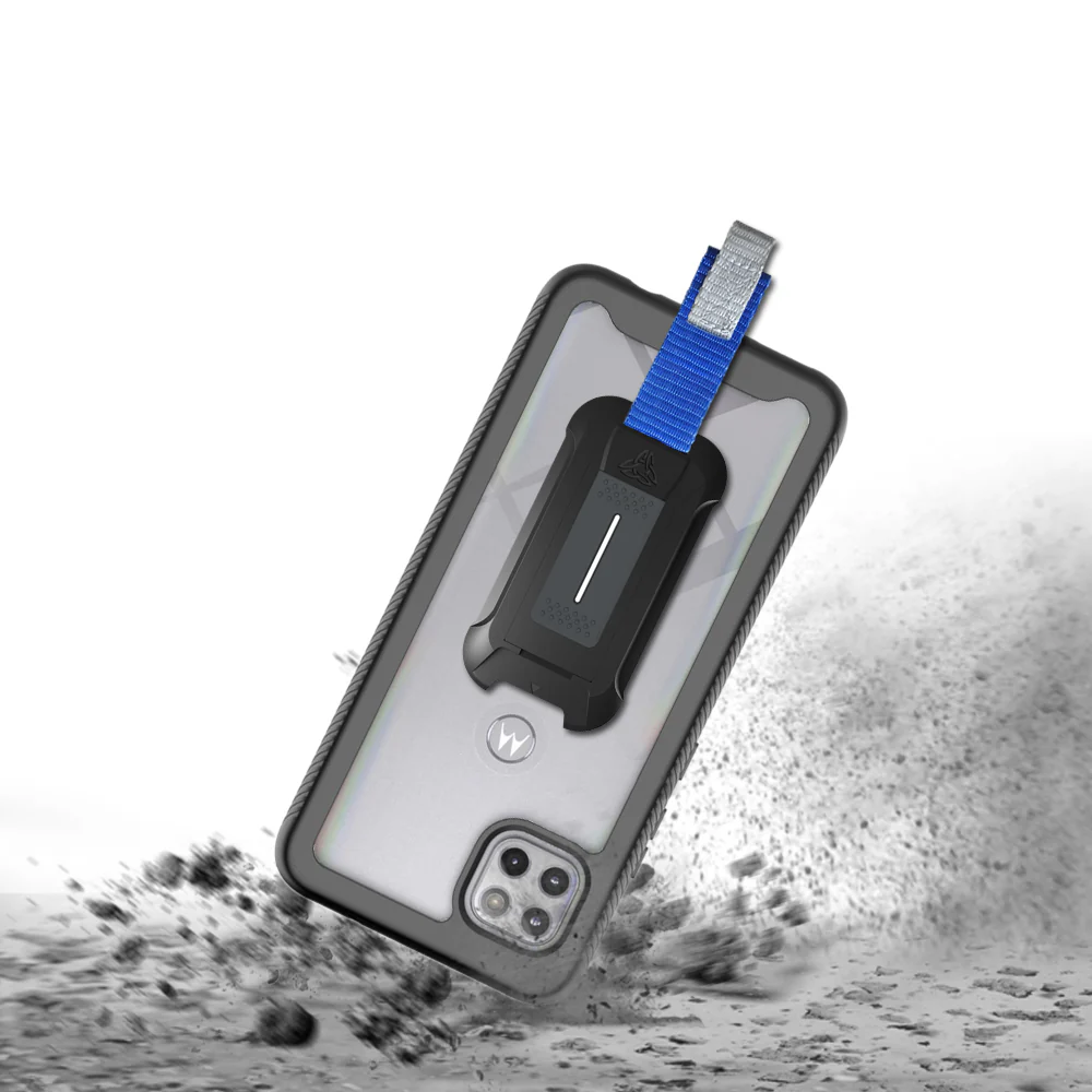 HX-MT21-ACE | Motorola One 5G Ace Case | Protection Military Grade w/ KEY Mount & Carabiner - Image 7