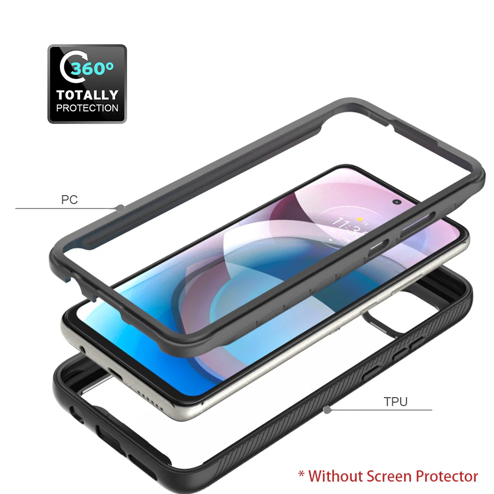 HX-MT21-ACE | Motorola One 5G Ace Case | Protection Military Grade w/ KEY Mount & Carabiner - Image 8
