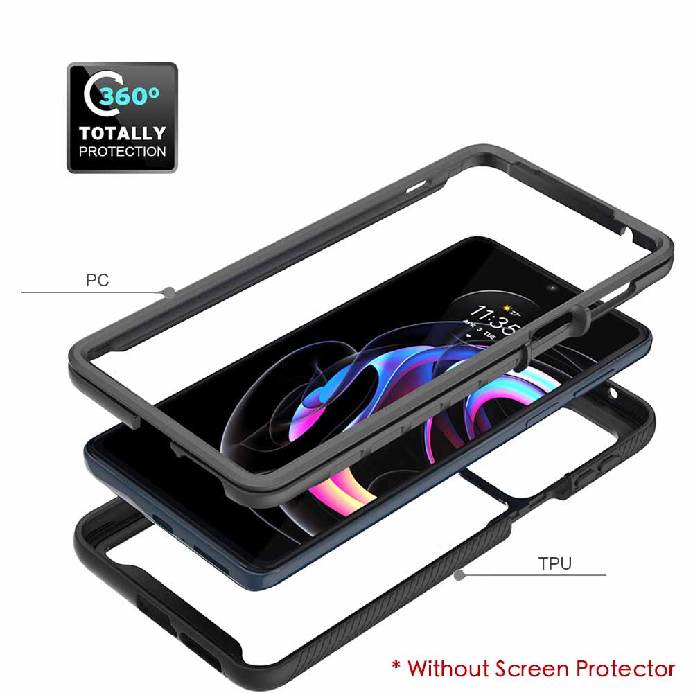 HX-MT21-EG20PRO | Motorola Edge 20 Pro Case | Protection Military Grade w/ KEY Mount & Carabiner - Image 8