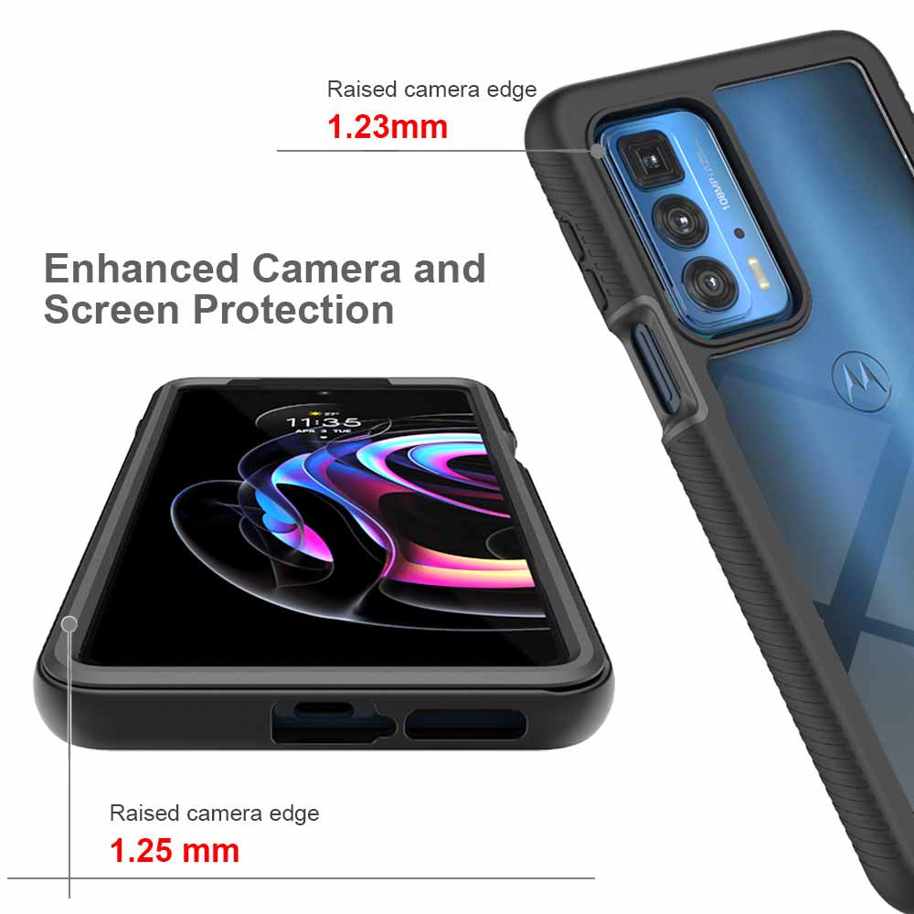 HX-MT21-EG20PRO | Motorola Edge 20 Pro Case | Protection Military Grade w/ KEY Mount & Carabiner - Image 9