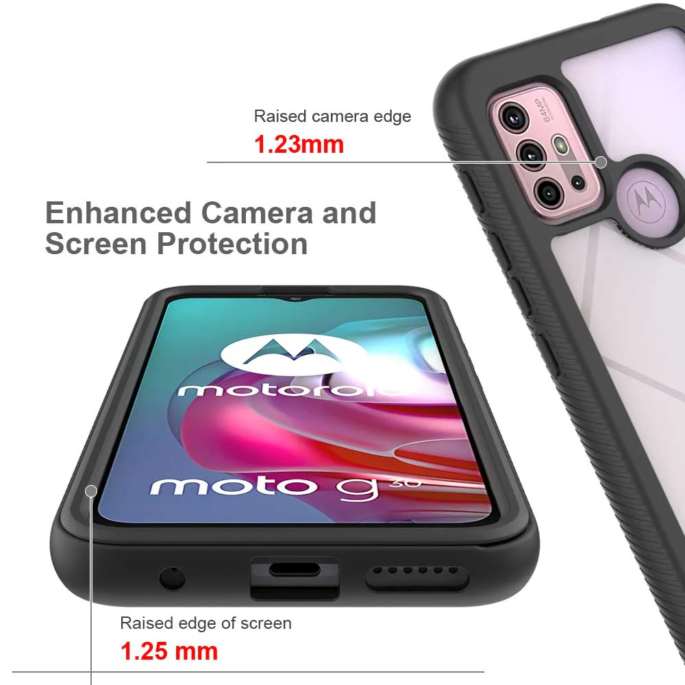 HX-MT21-G30 | Motorola Moto G30/G20/G10 Case | Protection Military Grade w/ KEY Mount & Carabiner - Image 7