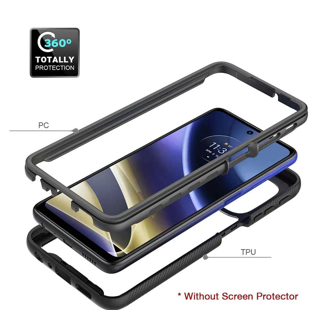 HX-MT21-G515G | Motorola Moto G51 5G Case | Protection Military Grade w/ KEY Mount & Carabiner - Image 7