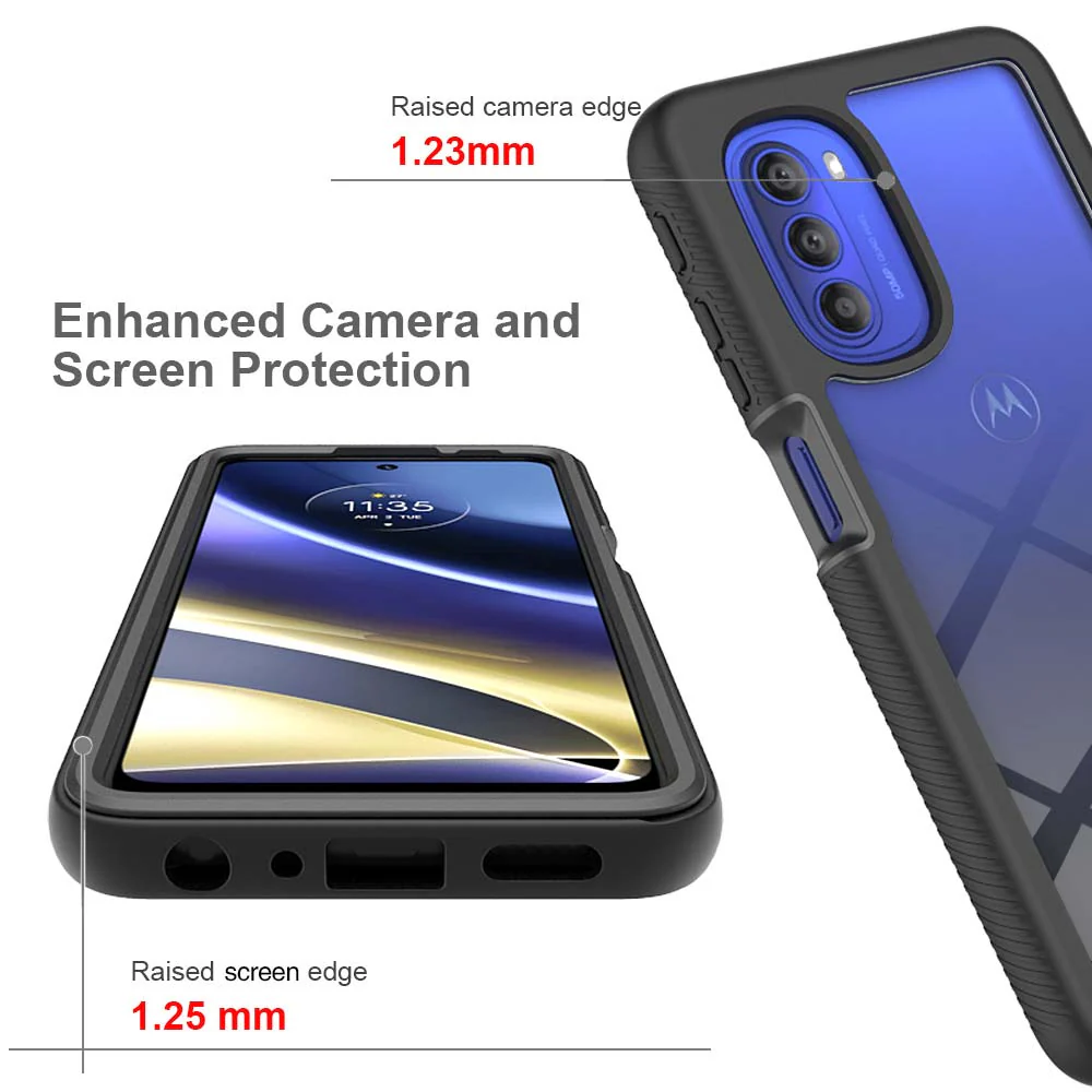 HX-MT21-G515G | Motorola Moto G51 5G Case | Protection Military Grade w/ KEY Mount & Carabiner - Image 8