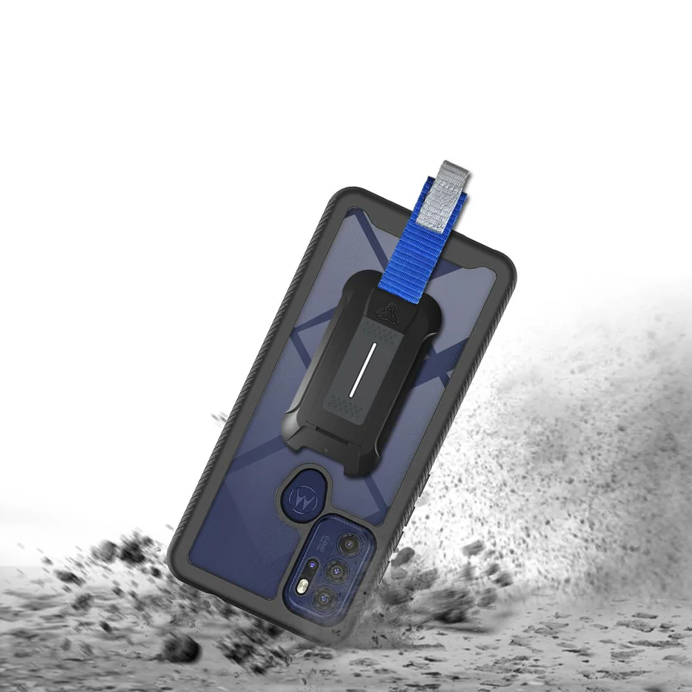HX-MT21-G60S | Motorola Moto G60S Case | Protection Military Grade w/ KEY Mount & Carabiner - Image 7