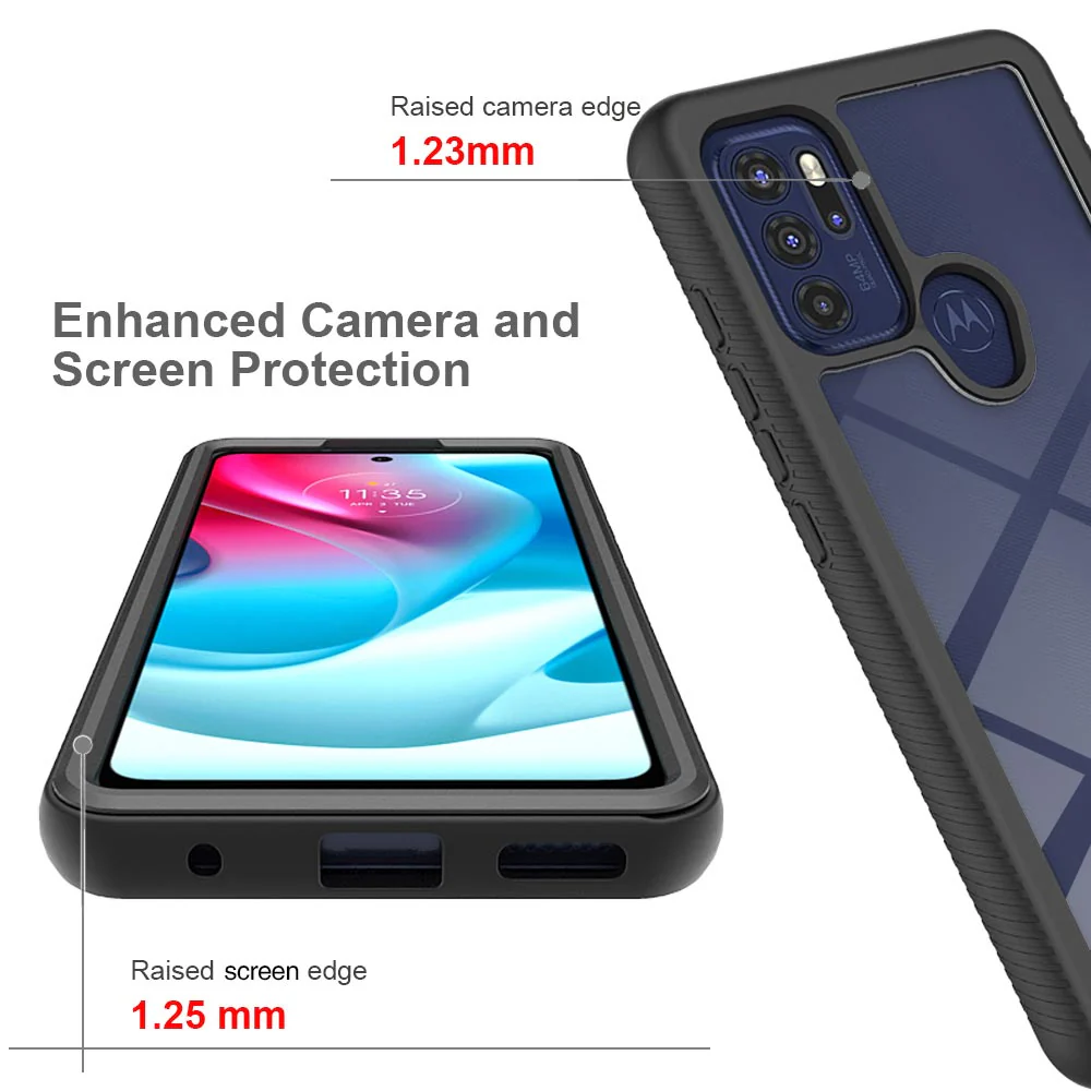 HX-MT21-G60S | Motorola Moto G60S Case | Protection Military Grade w/ KEY Mount & Carabiner - Image 9