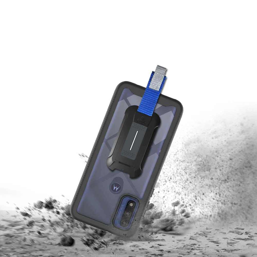 HX-MT21-GPR | Motorola Moto G Pure Case | Protection Military Grade w/ KEY Mount & Carabiner - Image 7