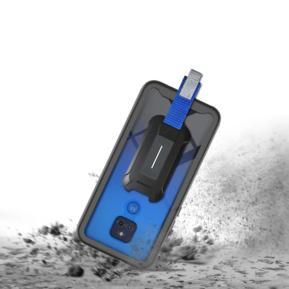 HX-MT21-GPY | Motorola Moto G Play (2021) Case | Protection Military Grade w/ KEY Mount & Carabiner - Image 6