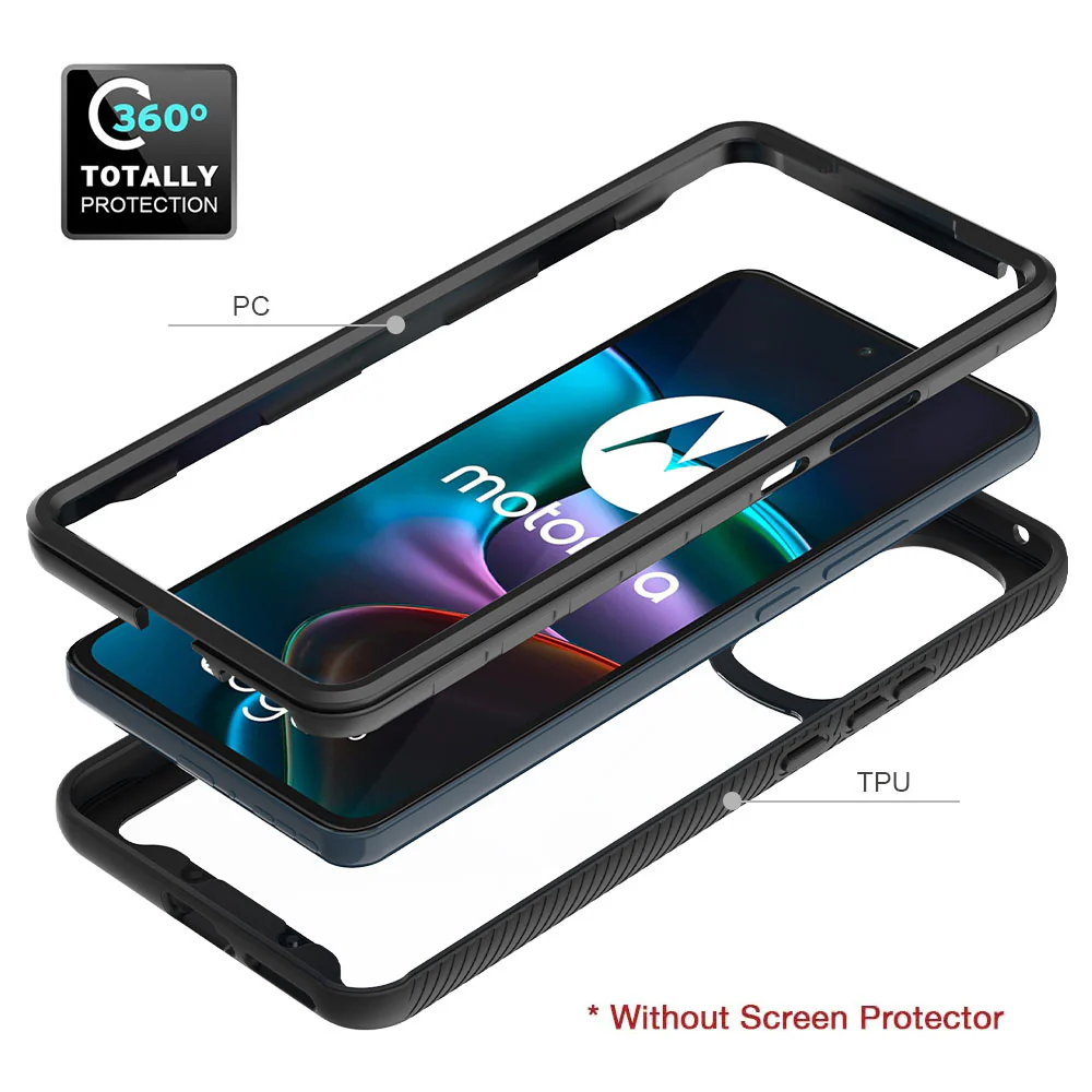 HX-MT22-EG30 | Motorola Edge 30 Case | Protection Military Grade w/ KEY Mount & Carabiner - Image 8