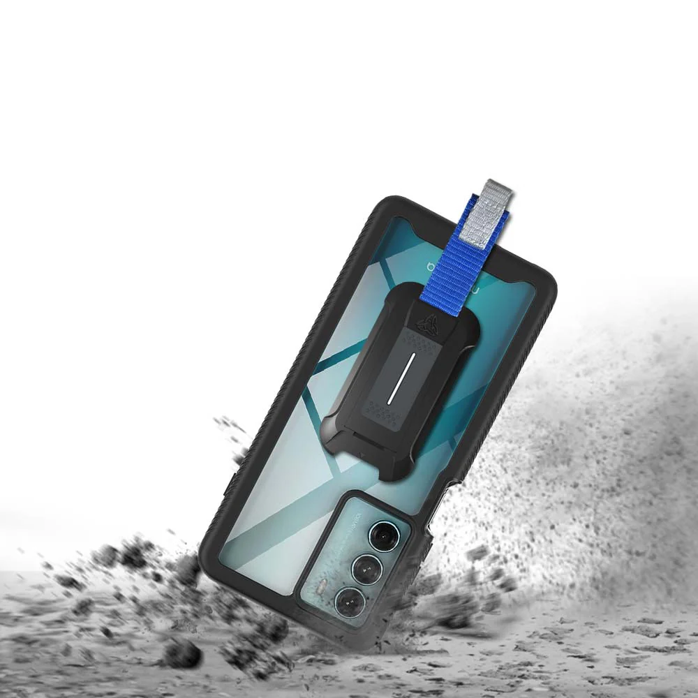 HX-MT22-G200 | Motorola Moto G200 5G Case | Protection Military Grade w/ KEY Mount & Carabiner - Image 2