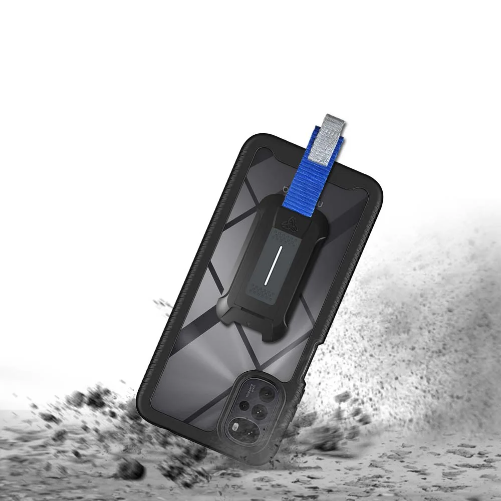 HX-MT22-G22 | Motorola Moto G22 Case | Protection Military Grade w/ KEY Mount & Carabiner - Image 2
