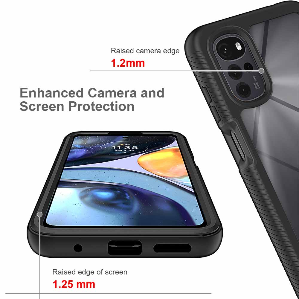HX-MT22-G22 | Motorola Moto G22 Case | Protection Military Grade w/ KEY Mount & Carabiner - Image 9