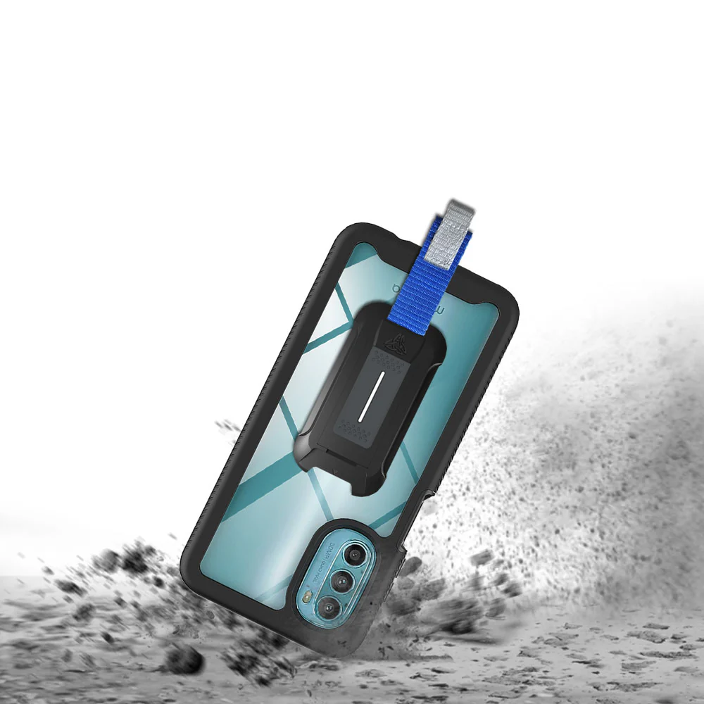 HX-MT22-G52 | Motorola Moto G52 Case | Protection Military Grade w/ KEY Mount & Carabiner - Image 2