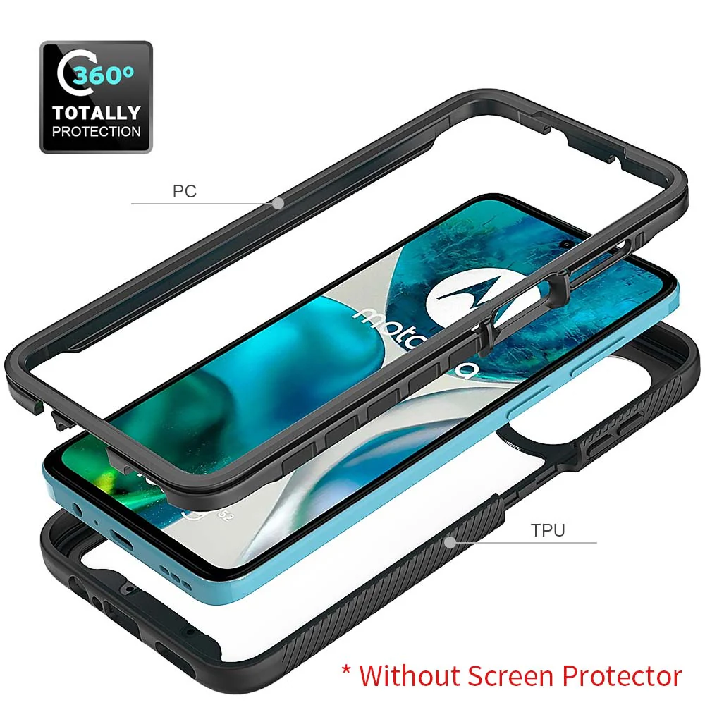 HX-MT22-G52 | Motorola Moto G52 Case | Protection Military Grade w/ KEY Mount & Carabiner - Image 8