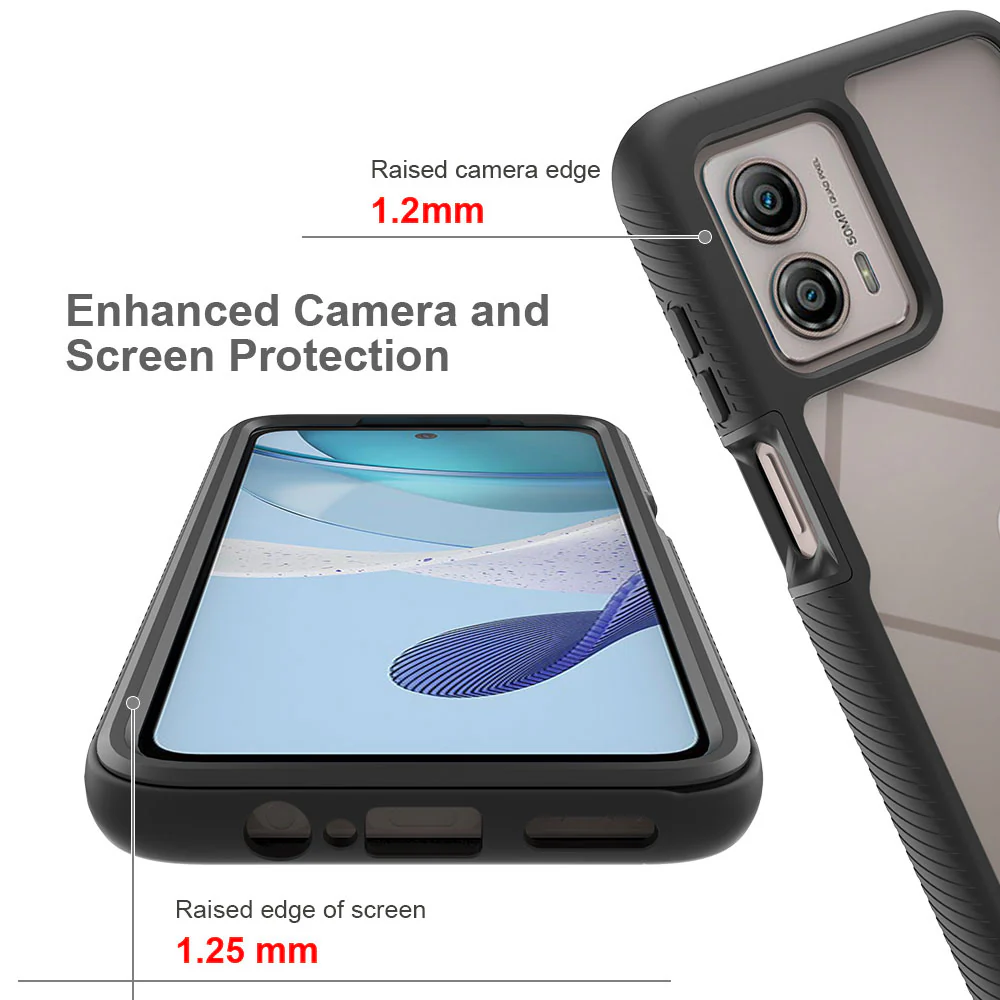 HX-MT22-G53 | Motorola Moto G53 Case | Protection Military Grade w/ KEY Mount & Carabiner - Image 8