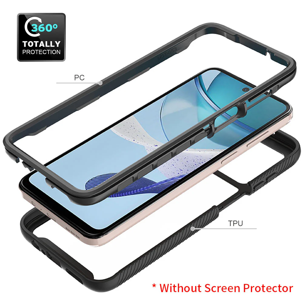 HX-MT22-G53 | Motorola Moto G53 Case | Protection Military Grade w/ KEY Mount & Carabiner - Image 9
