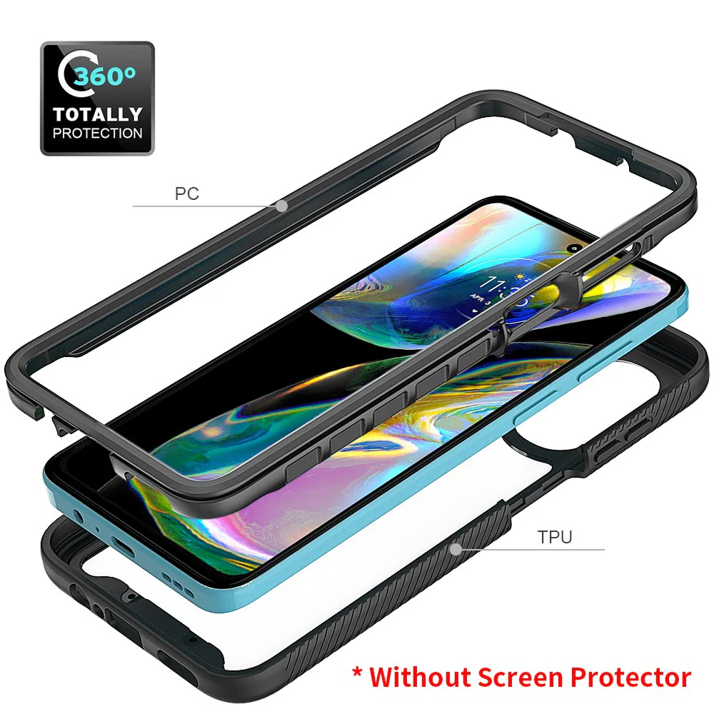 HX-MT22-G82 | Motorola Moto G82 Case | Protection Military Grade w/ KEY Mount & Carabiner - Image 8
