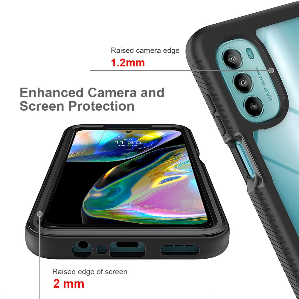 HX-MT22-G82 | Motorola Moto G82 Case | Protection Military Grade w/ KEY Mount & Carabiner - Image 9