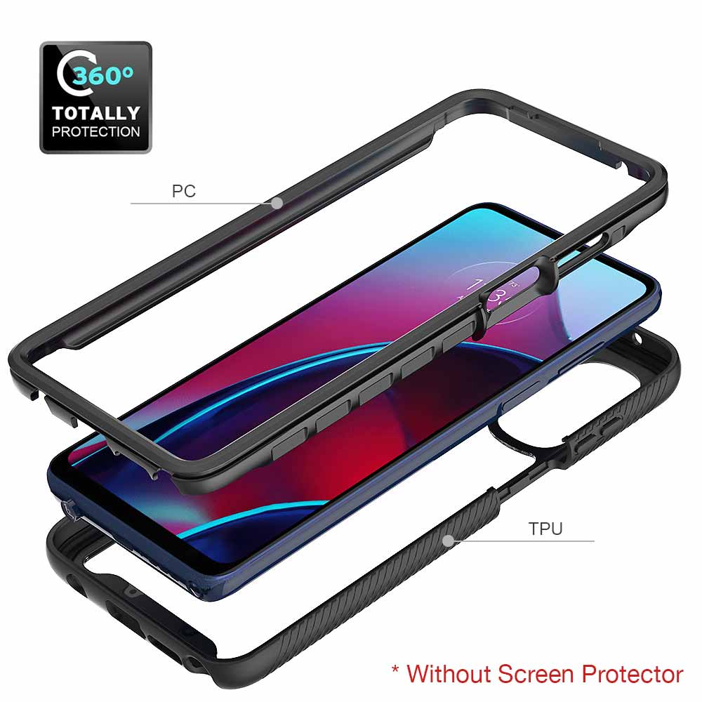 HX-MT22-STY22_4G | Motorola Moto G Stylus 4G (2022) Case | Protection Military Grade w/ KEY Mount & Carabiner - Image 9