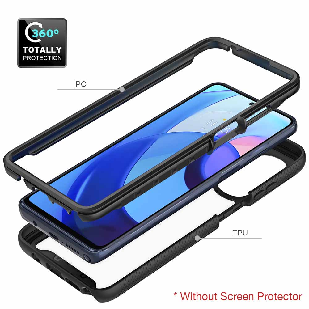 HX-MT22-STY22_5G | Motorola Moto G Stylus 5G (2022) Case | Protection Military Grade w/ KEY Mount & Carabiner - Image 9