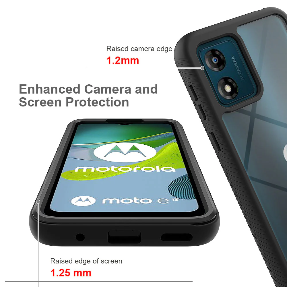 HX-MT23-E13 | Motorola Moto E13 Case | Protection Military Grade w/ KEY Mount & Carabiner - Image 8