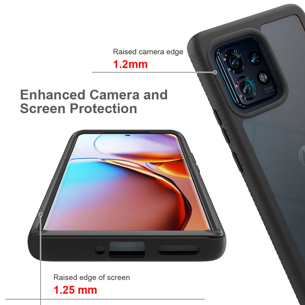 HX-MT23-EGP23 | Motorola Edge+ 2023 / Edge 40 Pro Case | Protection Military Grade w/ KEY Mount & Carabiner - Image 8