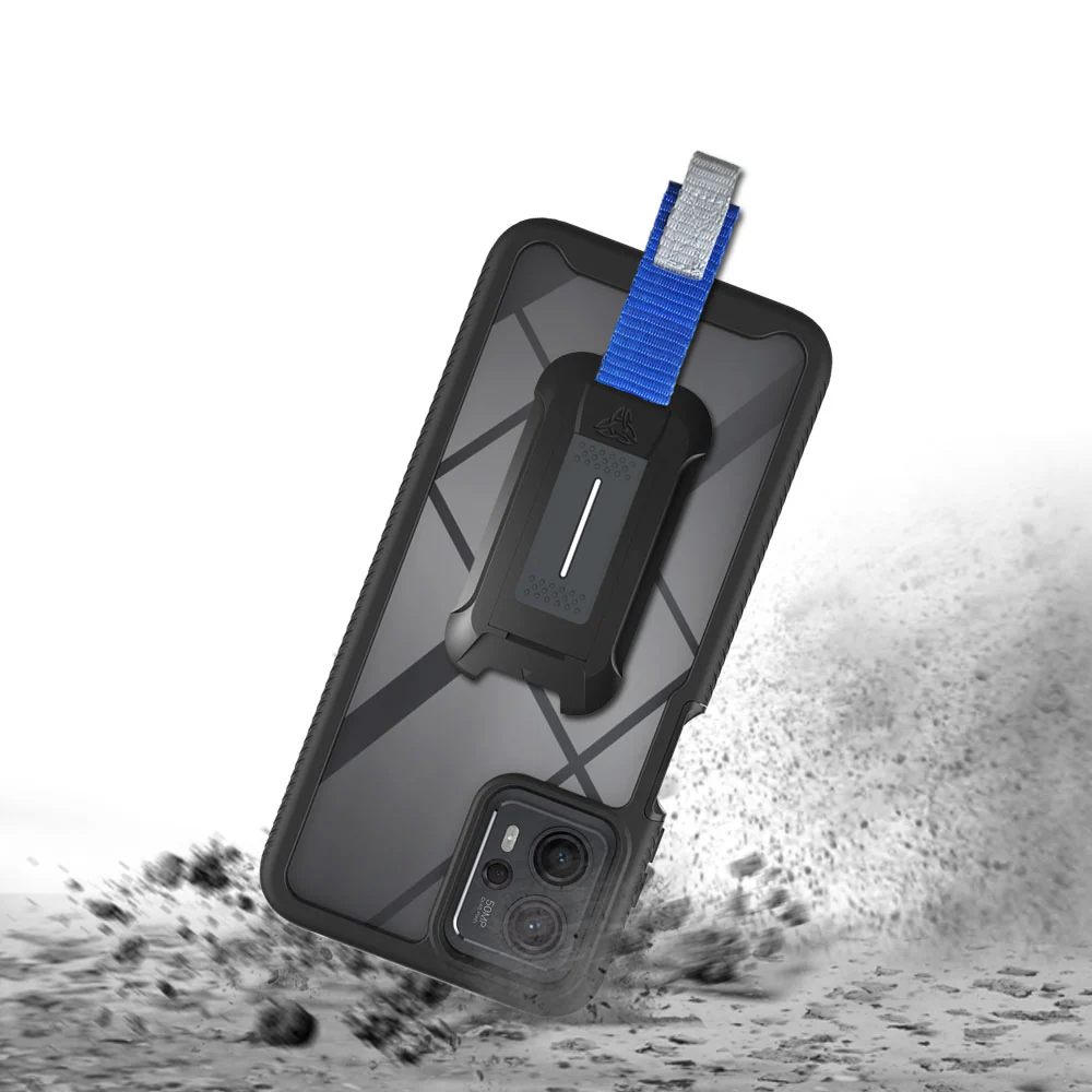 HX-MT23-G13 | Motorola Moto G13 / G23 Case | Protection Military Grade w/ KEY Mount & Carabiner - Image 2