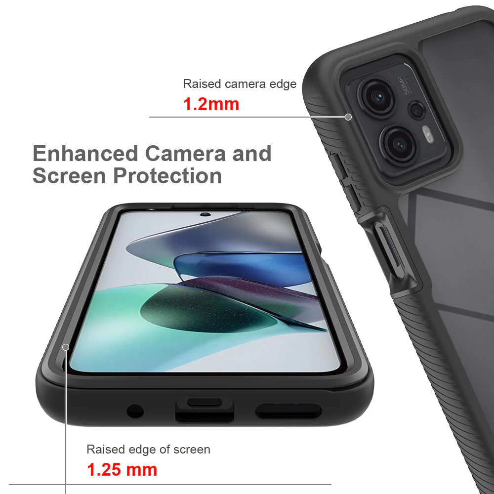 HX-MT23-G13 | Motorola Moto G13 / G23 Case | Protection Military Grade w/ KEY Mount & Carabiner - Image 8