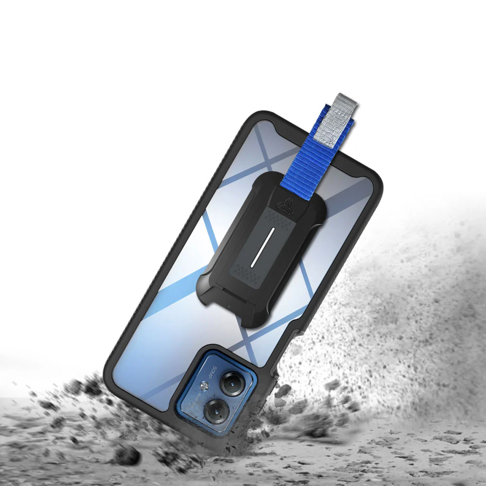 HX-MT23-G14 | Motorola Moto G14 Case | Protection Military Grade w/ KEY Mount & Carabiner - Image 9