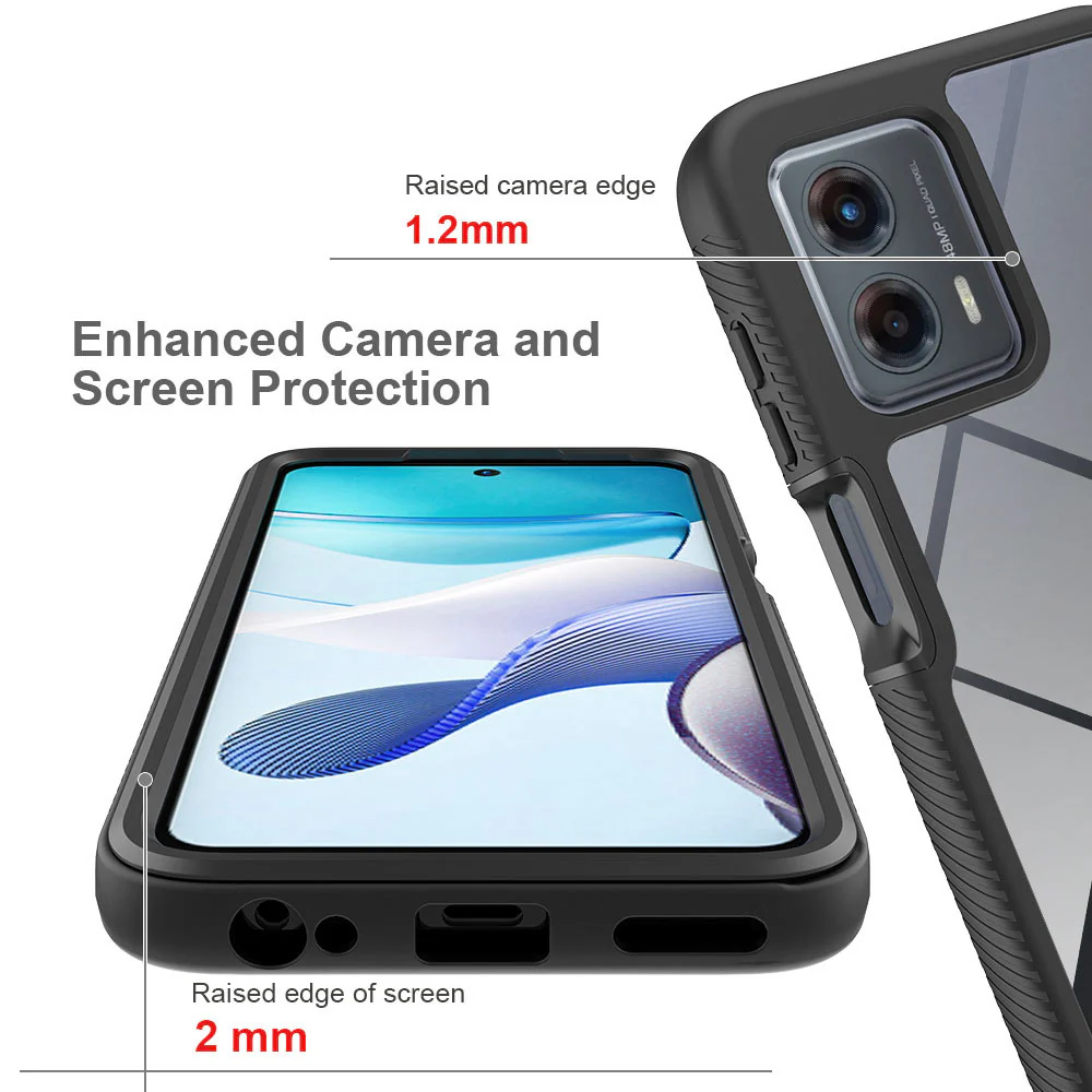 HX-MT23-G5G23 | Motorola Moto G 5G (2023) Case | Protection Military Grade w/ KEY Mount & Carabiner - Image 8