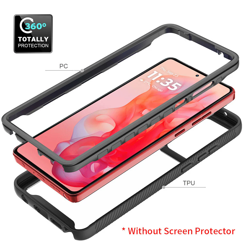 HX-MT24-STY24 | Motorola Moto G Stylus 5G (2024) Case | Protection Military Grade w/ KEY Mount & Carabiner - Image 8