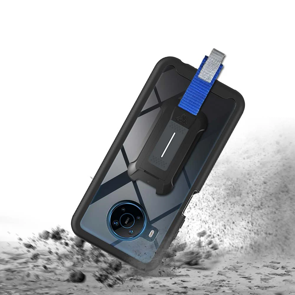 HX-NK21-X100 | Nokia X100 Case | Protection Military Grade w/ KEY Mount & Carabiner - Image 2