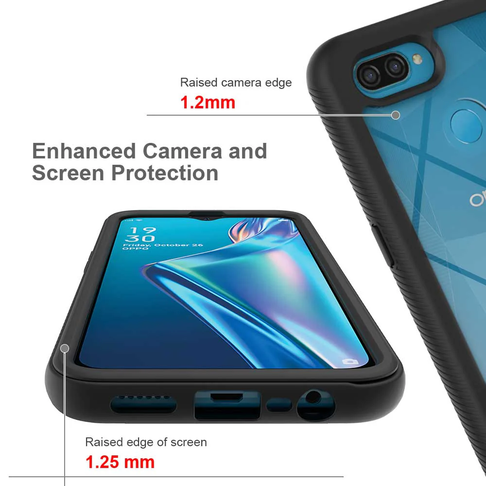 HX-OP20-A12 | OPPO A12 Case | Protection Military Grade w/ KEY Mount & Carabiner - Image 8