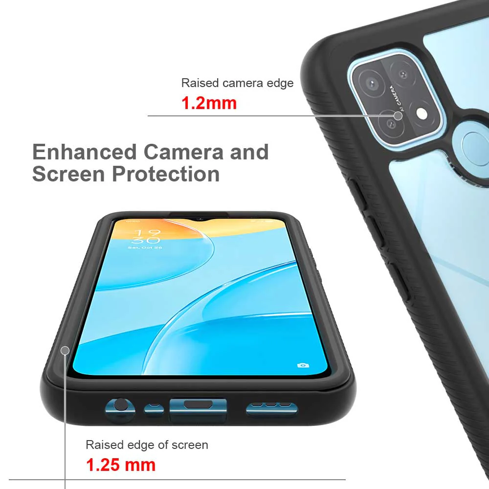 HX-OP20-A15 | OPPO A15 Case | Protection Military Grade w/ KEY Mount & Carabiner - Image 3