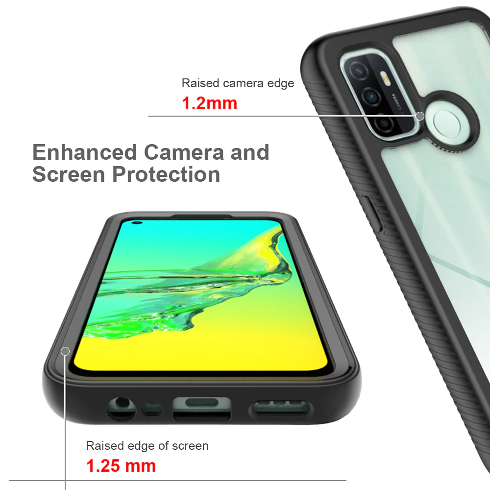 HX-OP20-A53 | OPPO A53 (NOT for A53 5G) Case | Protection Military Grade w/ KEY Mount & Carabiner - Image 6