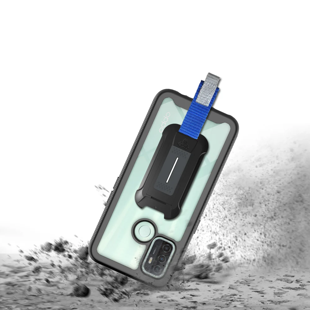 HX-OP20-A53 | OPPO A53 (NOT for A53 5G) Case | Protection Military Grade w/ KEY Mount & Carabiner - Image 9