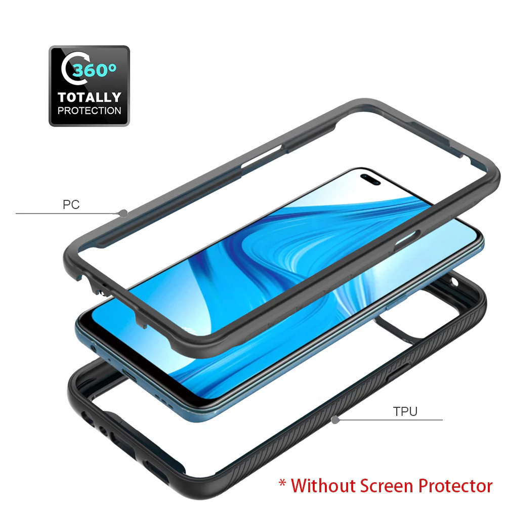 HX-OP20-A93 | OPPO A93 Case (NOT for A93 5G) | Protection Military Grade w/ KEY Mount & Carabiner - Image 7