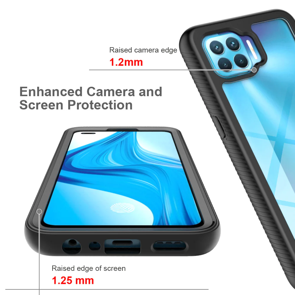 HX-OP20-A93 | OPPO A93 Case (NOT for A93 5G) | Protection Military Grade w/ KEY Mount & Carabiner - Image 9