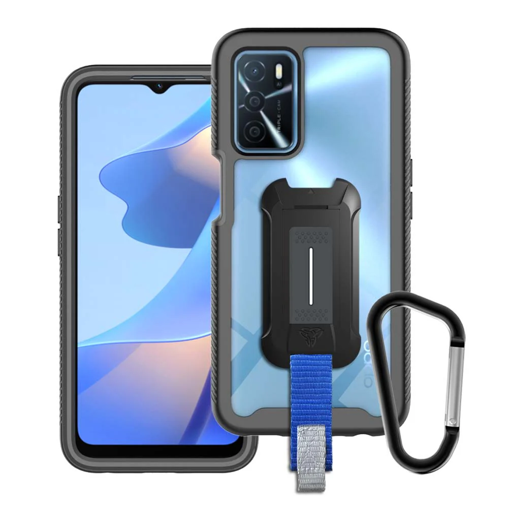 HX-OP21-A16 | OPPO A16 Case | Protection Military Grade w/ KEY Mount & Carabiner