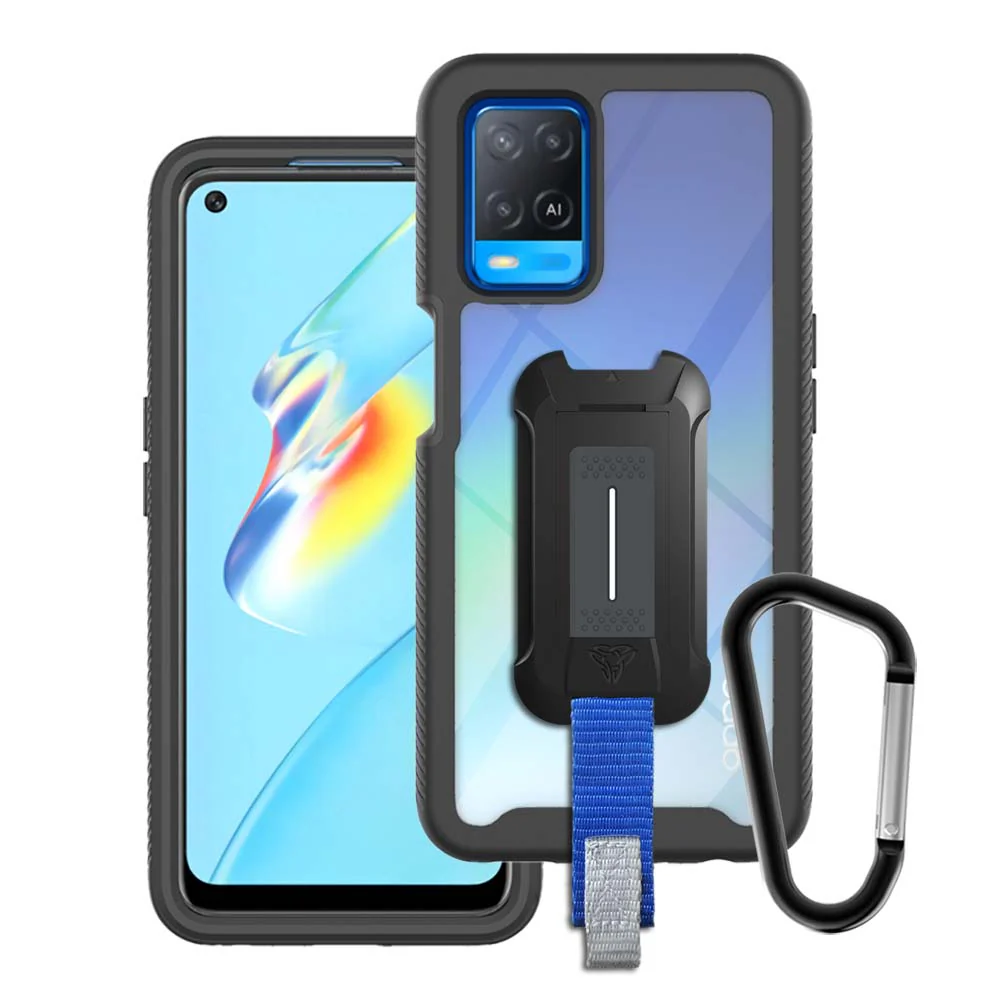 HX-OP21-A544G | OPPO A54 4G Case | Protection Military Grade w/ KEY Mount & Carabiner