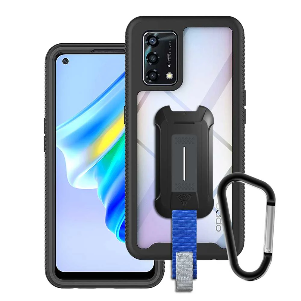 HX-OP21-A954G |  OPPO Reno6 Lite Case | Protection Military Grade w/ KEY Mount & Carabiner