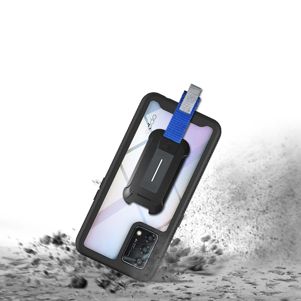HX-OP21-A954G |  OPPO Reno6 Lite Case | Protection Military Grade w/ KEY Mount & Carabiner - Image 2