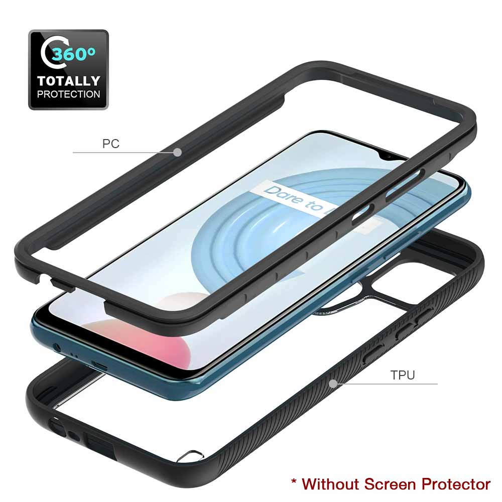 HX-OP21-C21Y | OPPO Realme C21Y Case | Protection Military Grade w/ KEY Mount & Carabiner - Image 8