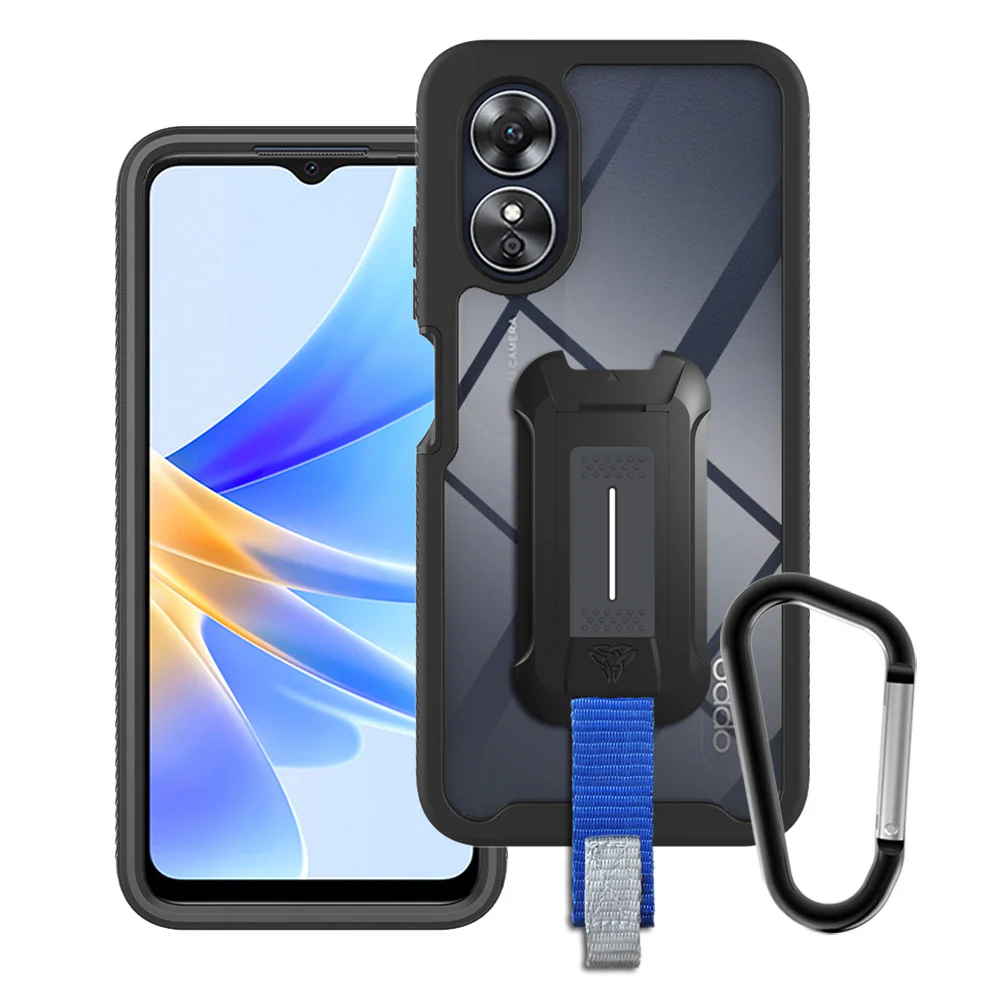 HX-OP22-A174G | OPPO A17 4G Case | Protection Military Grade w/ KEY Mount & Carabiner