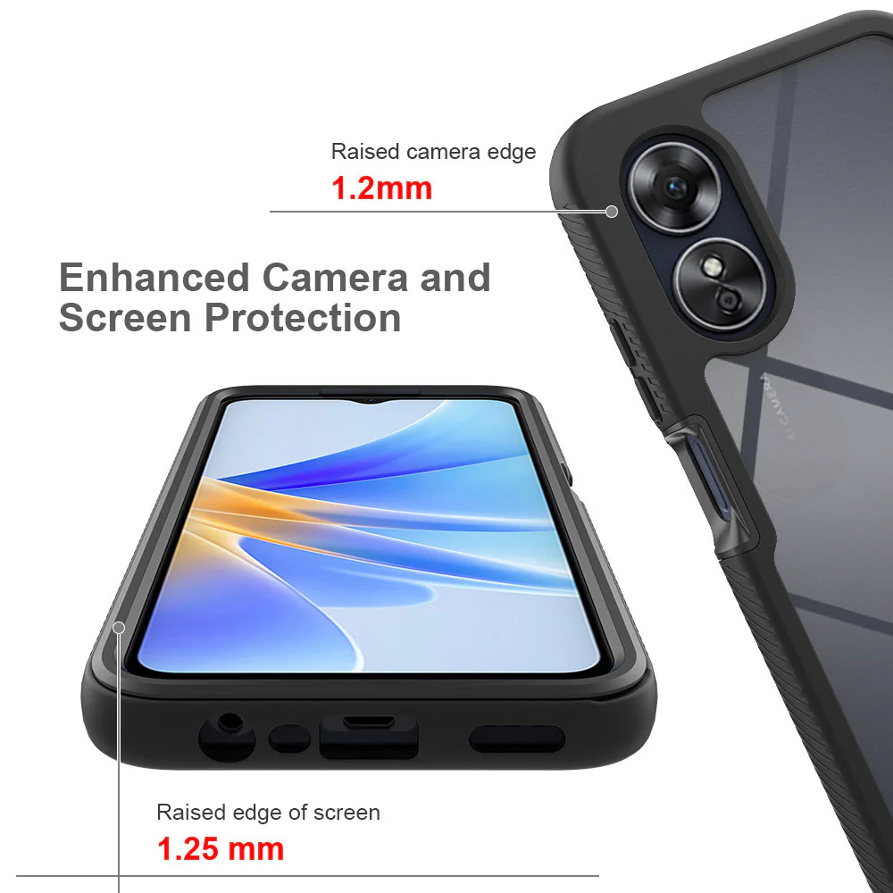 HX-OP22-A174G | OPPO A17 4G Case | Protection Military Grade w/ KEY Mount & Carabiner - Image 8