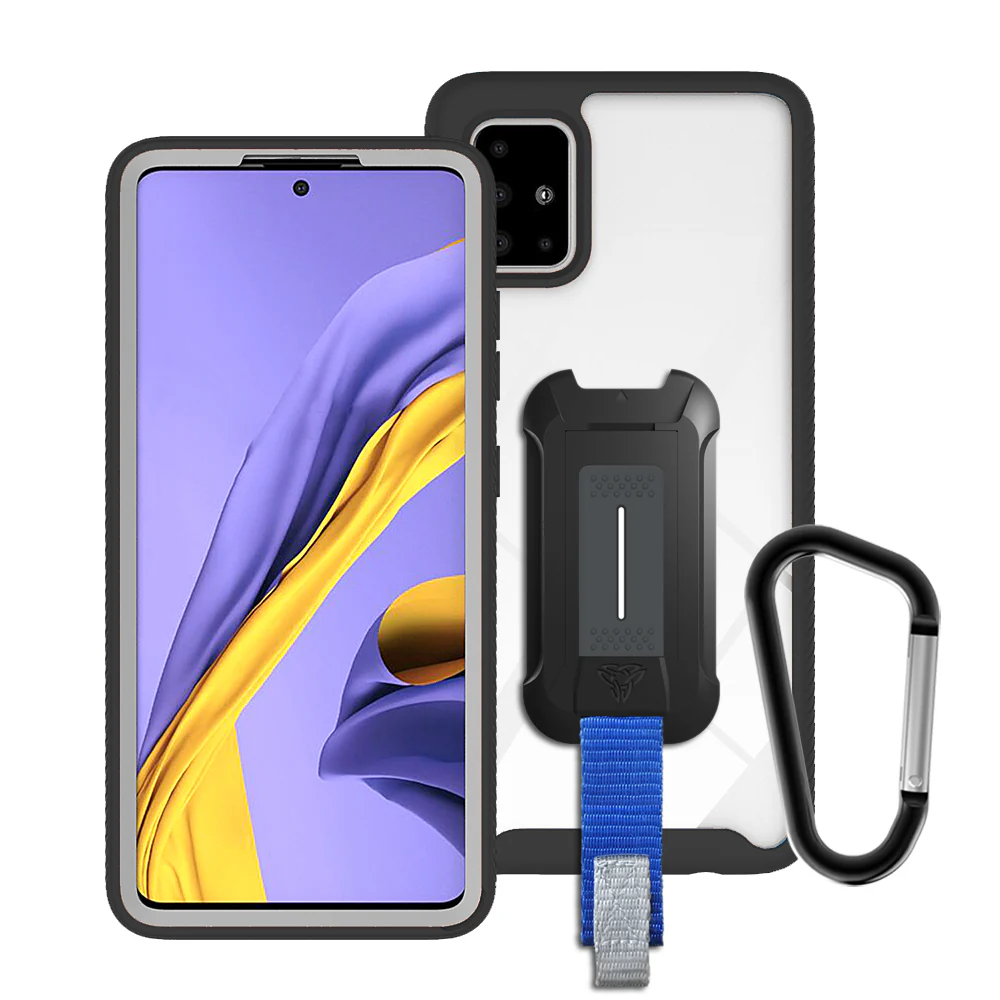 HX-SS-A | Samsung Galaxy A Series Case | Protection Military Grade w/ KEY Mount & Carabiner -Black